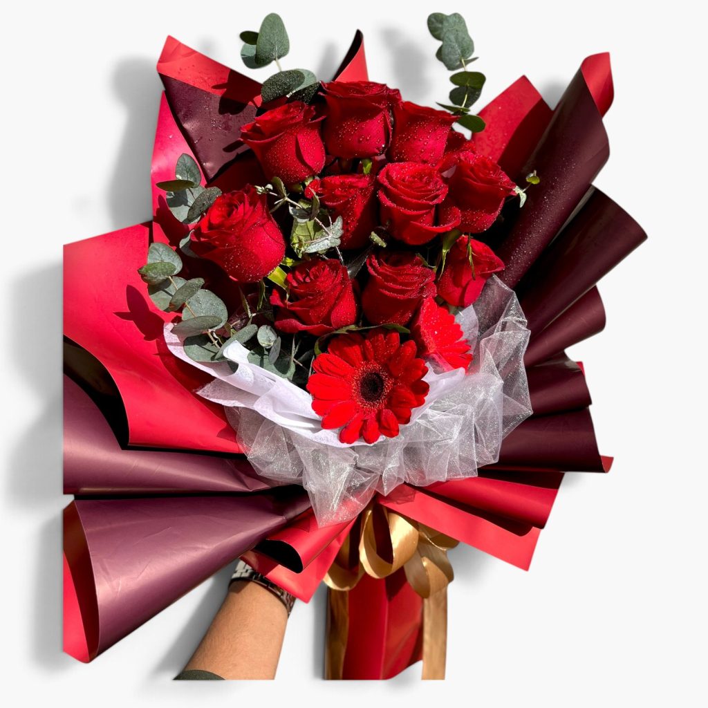 RADIANT RED ROSE BOUQUET